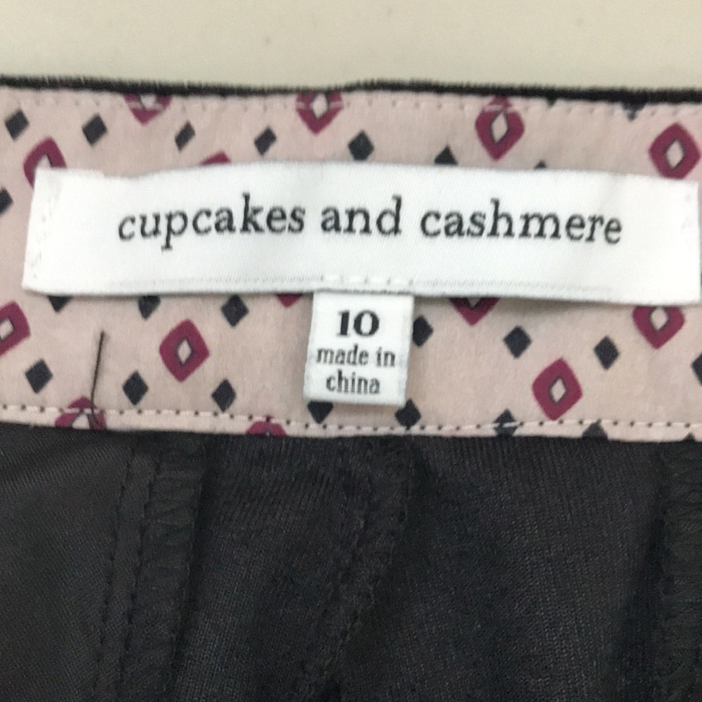 Cupcakes and cashmere velvet velour high waist shorts black size 10 - Picture 10 of 11